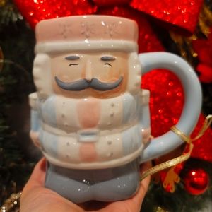 💕New Holly and Joy Pink Nutcracker Mug New With Tags Pinkmas mug Pink and blue